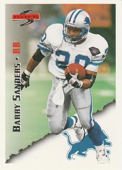 Barry Sanders Detroit Lions 1995 Score NFL #2